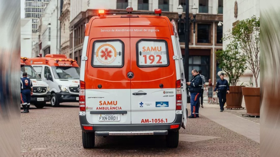 Ambulância do Samu, em São Paulo - Divulgação/Prefeitura de São Paulo -SP