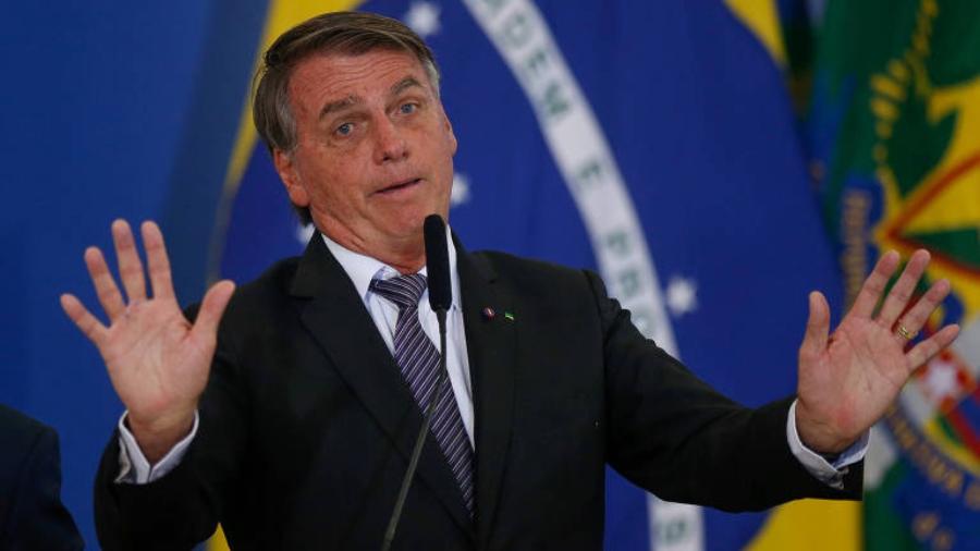 O presidente Jair Bolsonaro (PL) foi condenado a pagar indenização por danos coletivos a jornalistas - Pedro Ladeira - 31.mar.22/Folhapress