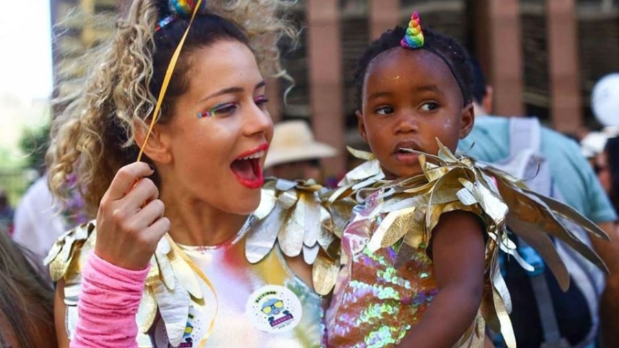 Leandra Leal com a filha Julia no Carnaval - Reprodução/Instagram