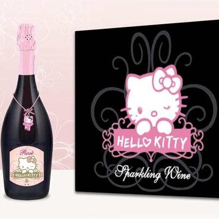 O vinho Rosé Collection, da coleção da Hello Kitty - Divulgação