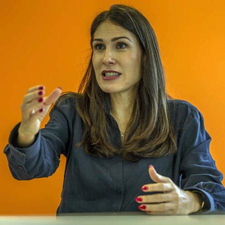 A economista Marina Helena, candidata do Novo à Prefeitura de SP