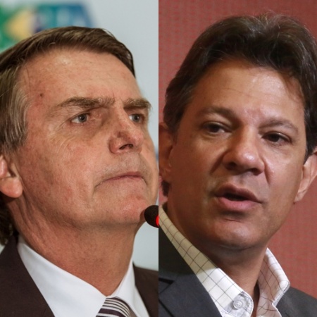 TSE já arquivou cinco ações que apuravam suspeitas de irregularidades nas campanhas de Bolsonaro e Haddad - Montagem/UOL
