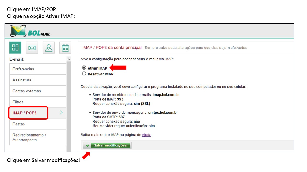 Como excluir todos os e mails do bol de uma vez só 