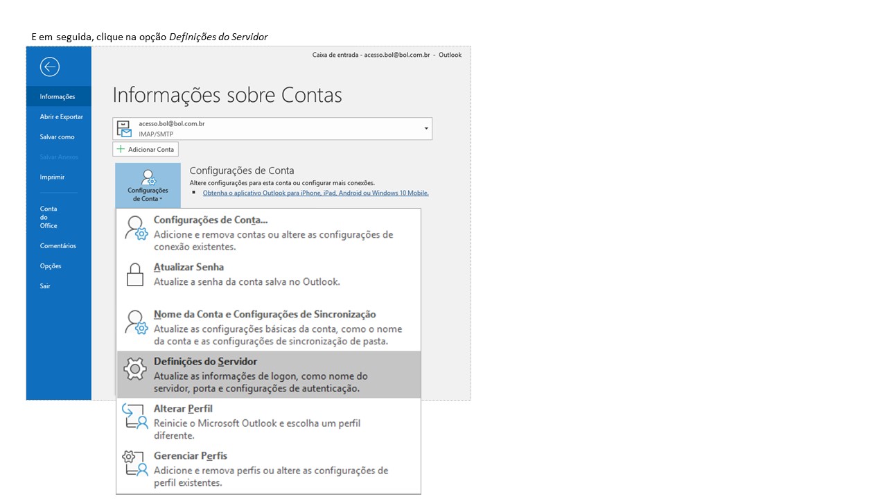 Como solucionar o erro da configuração de e-mail da UOL – Central de Ajuda