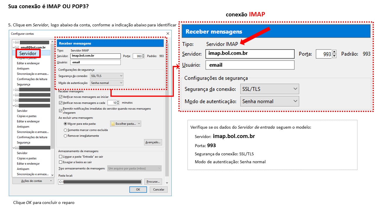 Como Acessar os Dados Cadastrais do BOL MAIL 