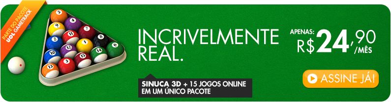 Faça download do Sinuca 3D e compre créditos online