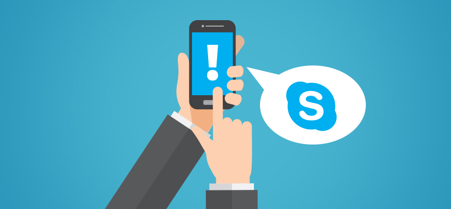 Se realizar uma chamada de voz pelo Skype, não digite! Entenda