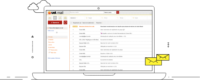 Seu e-mail está melhor e muito mais fácil de usar! - UOL Mail